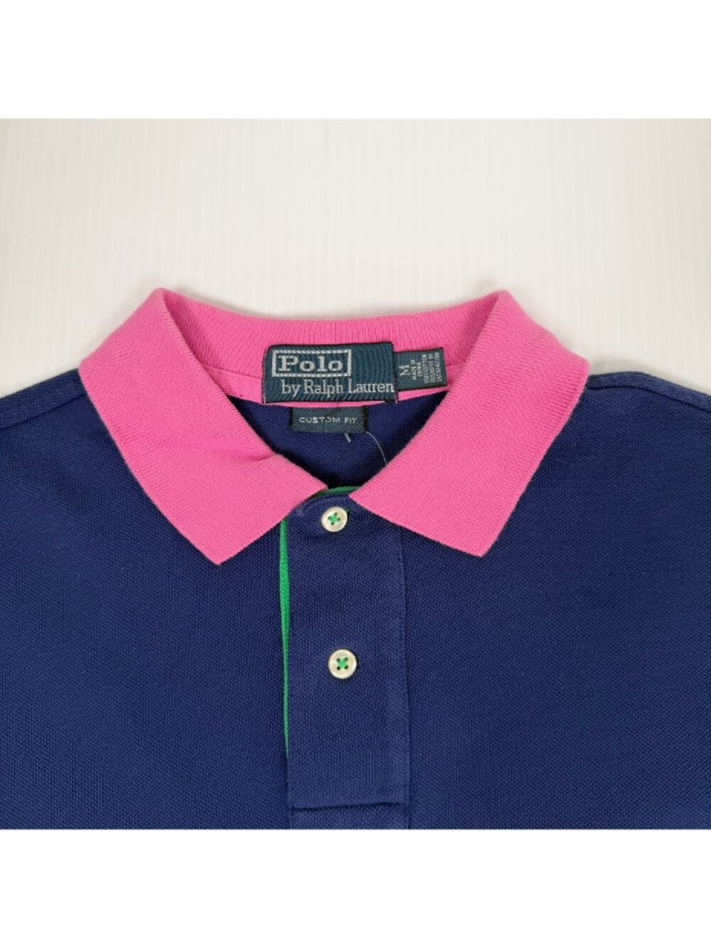 Vintage Polo Ralph Lauren Multi Colour Polo Shirt M - Picture 3 of 3